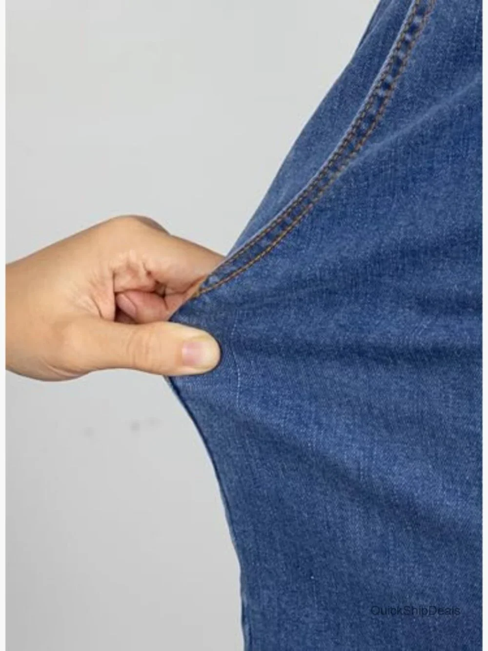 High Waisted Jean Shorts with Drawstring Elastic Waist Baggy Denim Shorts